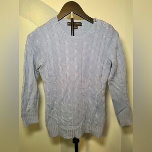 🪁 Ralph Lauren Cashmere Cable Knit Crewneck Sweater 🪁
